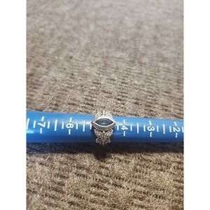 Blue Topaz sterling silver rings Size 5 Vintage
